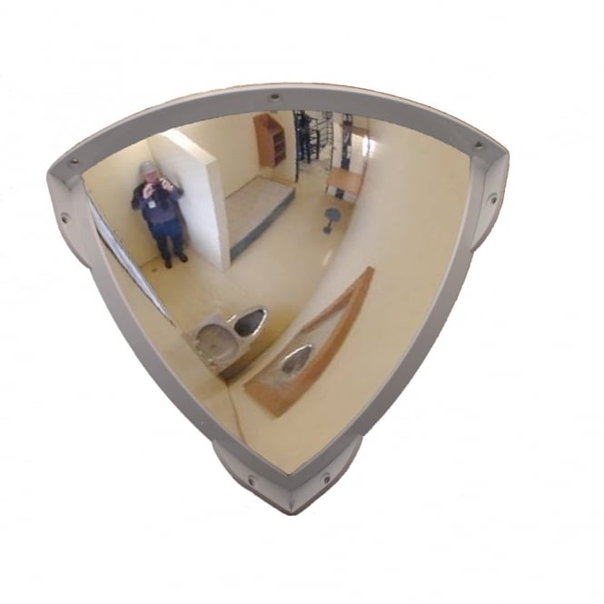 Securikey Institution Mirrors Quarter Face - Polycarbonate 300 x 300mm