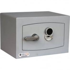 Mini Vault Silver S2 Size 0 Key Locking Safe