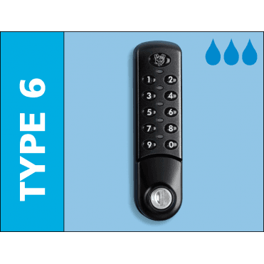 Type 6 Waterproof Digital Combination Lock