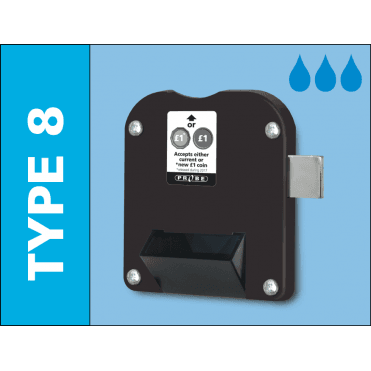 Type 8 Waterproof Coin Return Lock