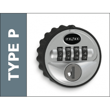 Type P Re-Programmable 4 Digit Combination Lock