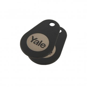 Yale Black Key Tag (Twin Pack)